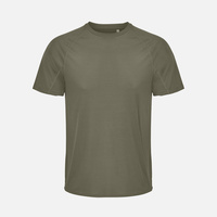 Футболка спортивная унисекс Vortex, темный хаки, размер L