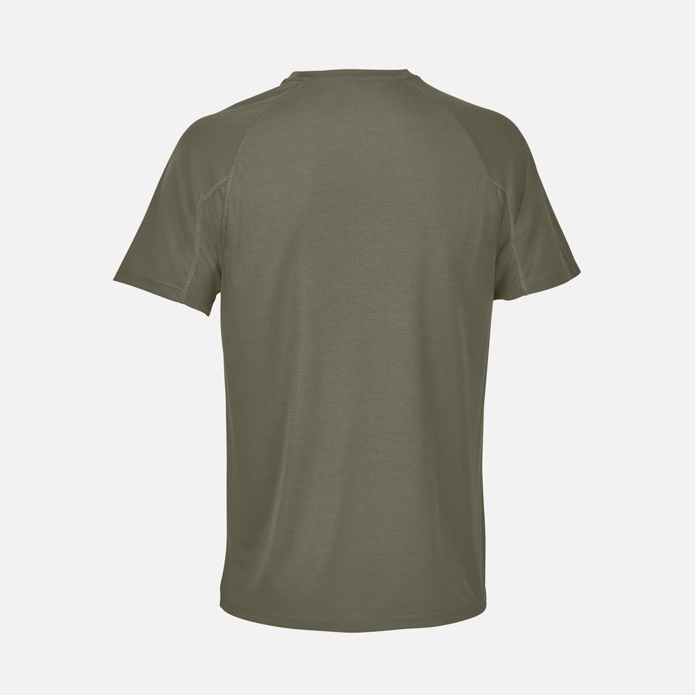 Футболка спортивная унисекс Vortex, темный хаки