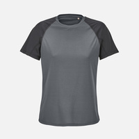 Футболка спортивная женская Vortex Women, черная с темно-серым, размер L