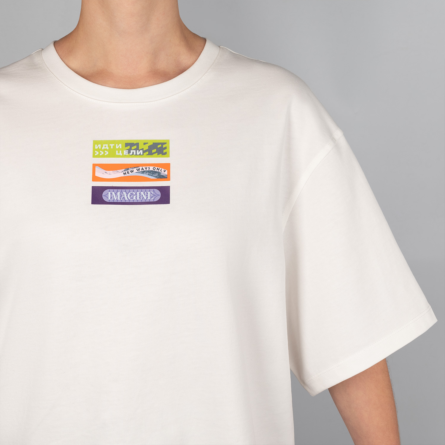 Футболка унисекс Крис (Kris), 150 гр., белая (теплого оттенка), размер XXXL