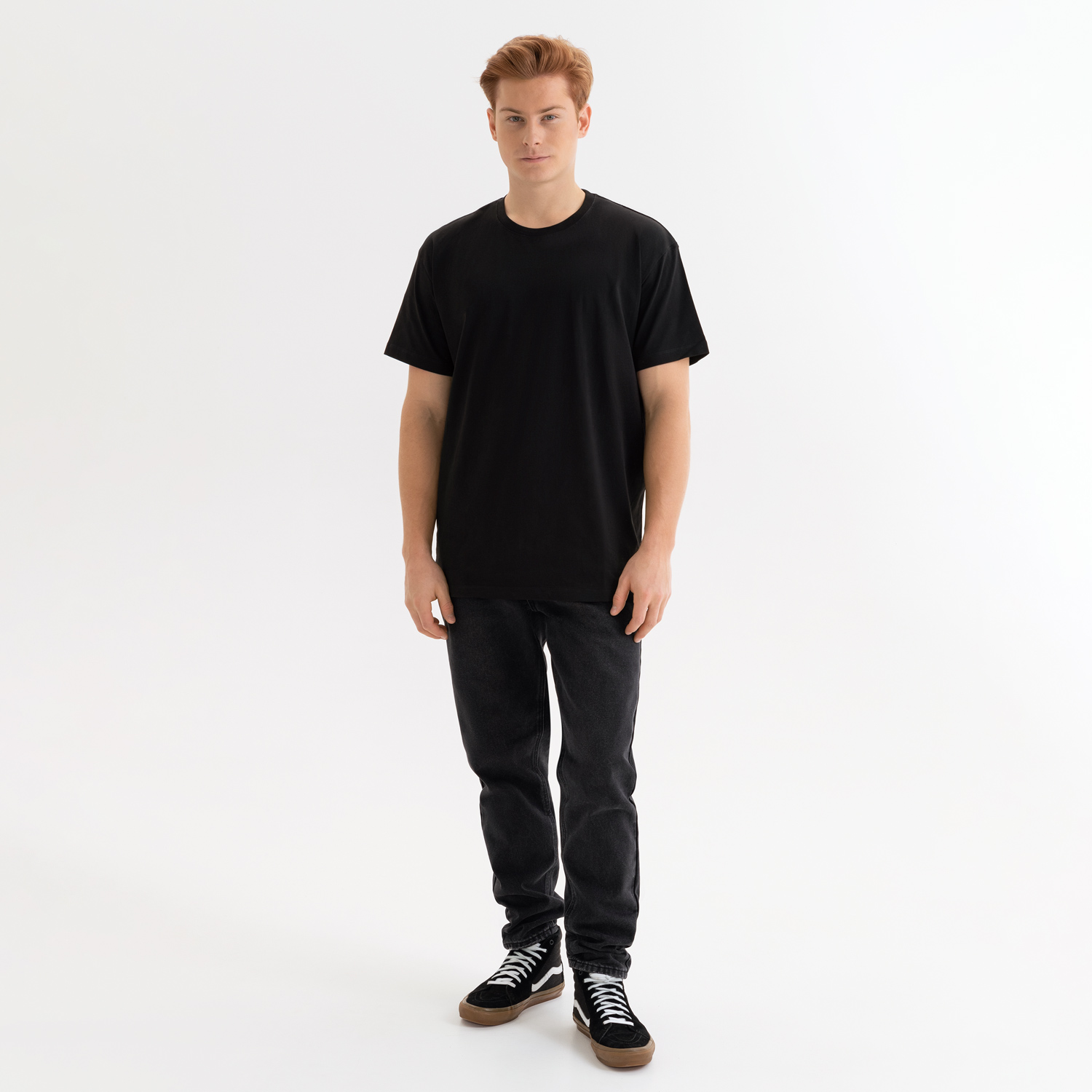 Футболка унисекс Крис (Kris), 150 гр., черная, размер XL