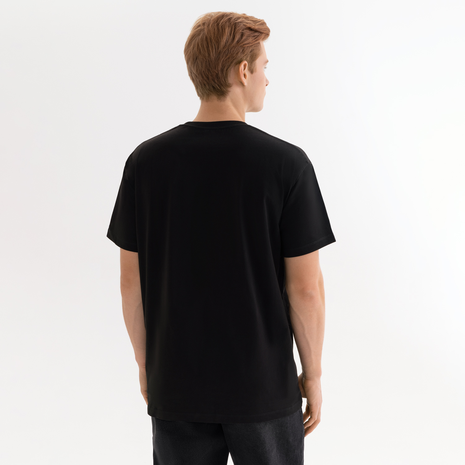 Футболка унисекс Крис (Kris), 150 гр., черная, размер XS