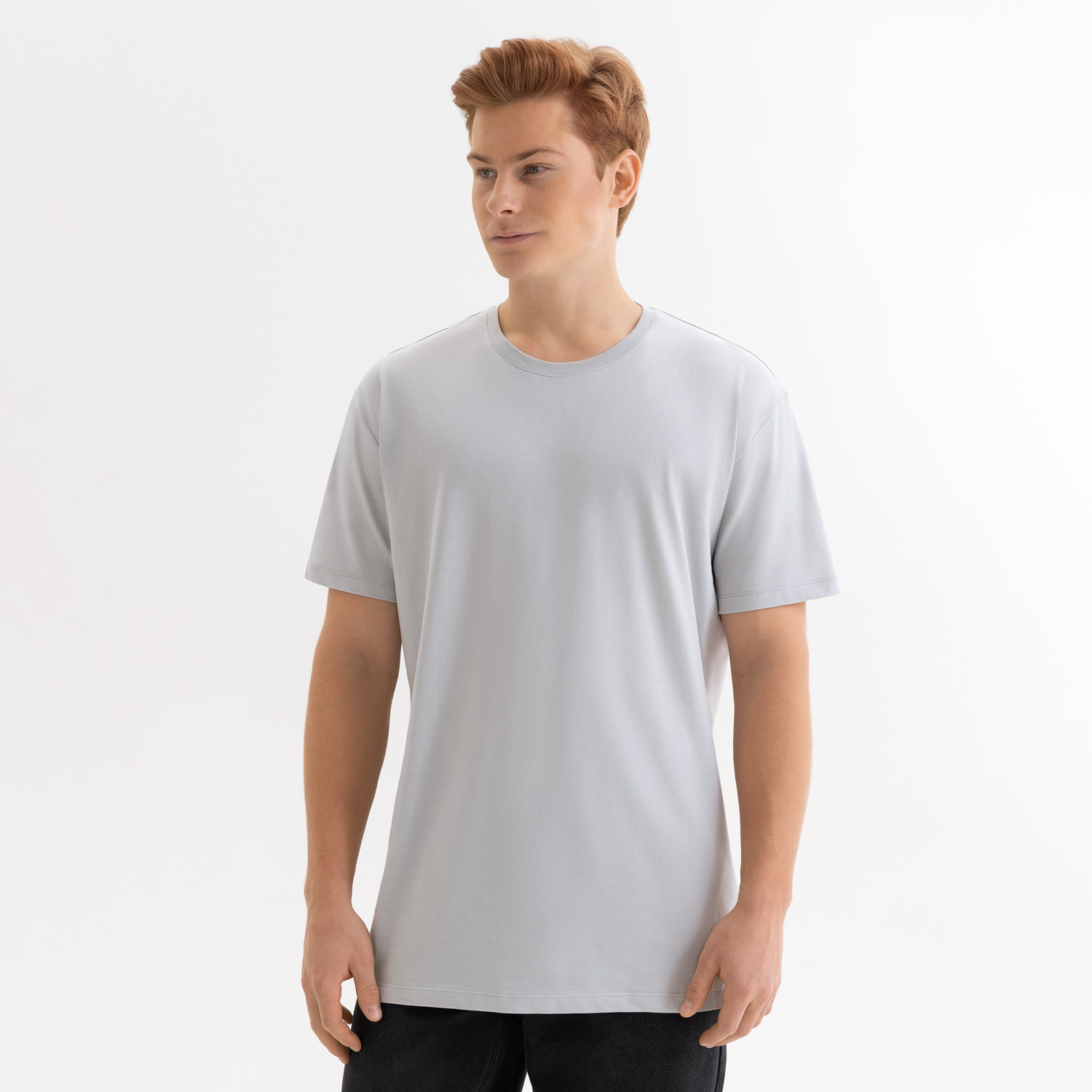 Футболка унисекс Крис (Kris), 150 гр., светло-серая, размер XXL