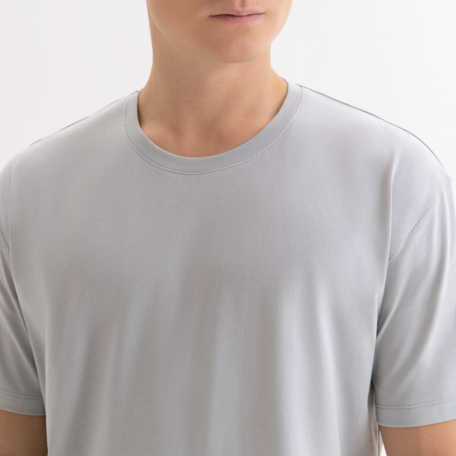 Футболка унисекс Крис (Kris), 150 гр., светло-серая, размер XXL