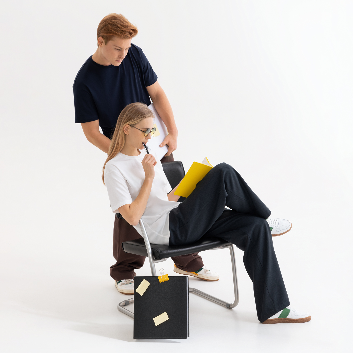 Футболка унисекс Крис (Kris), 150 гр., темно-синяя, размер L