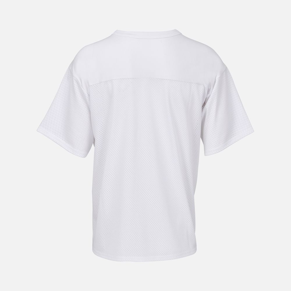 Футболка унисекс Nino с V-образным вырезом, белая