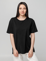 Футболка унисекс оверсайз Street Vibes, черная, размер M/L