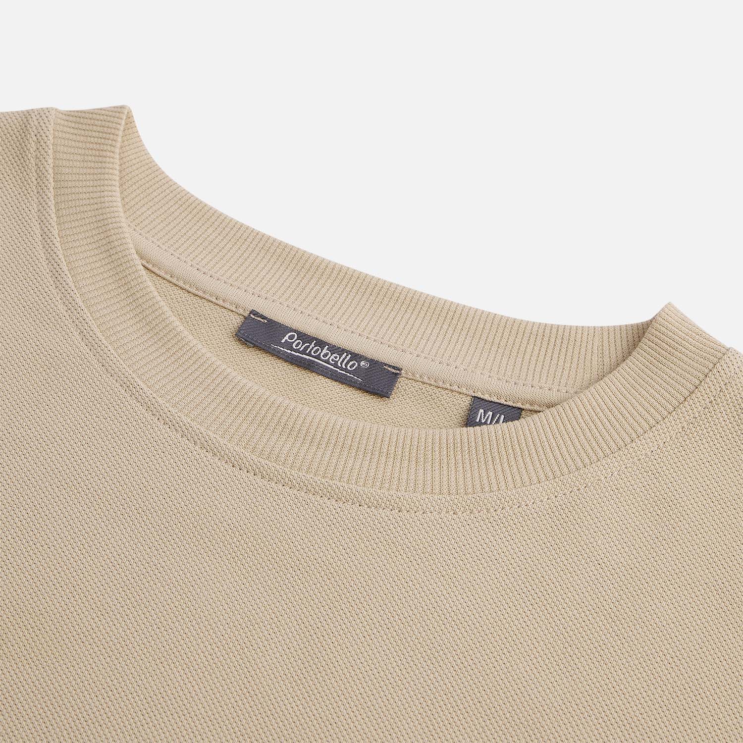 Футболка унисекс премиум Аура (Aura), 100% хлопок 200гр. бежевый, размер XL/2XL