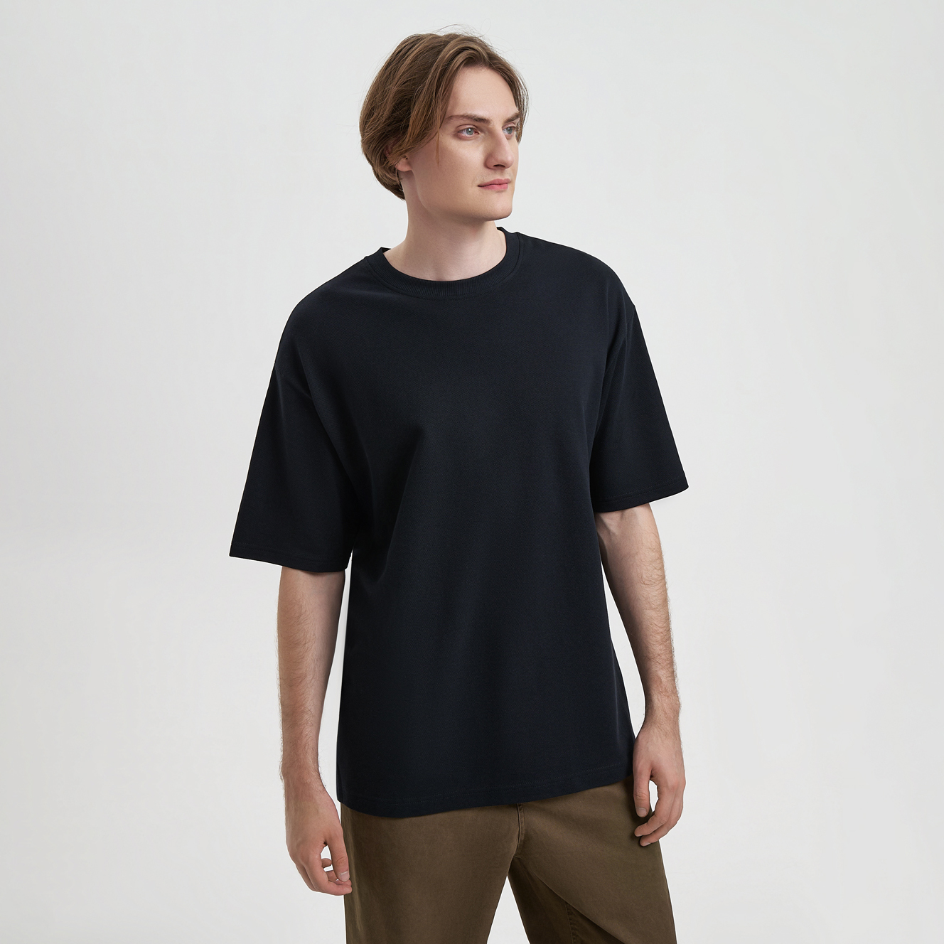 Футболка унисекс премиум Аура (Aura), 100% хлопок 200гр. черный, размер 3XL/4XL