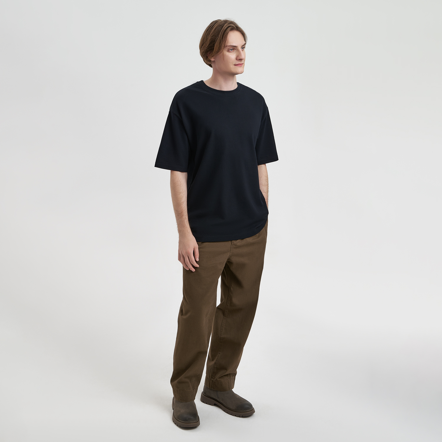 Футболка унисекс премиум Аура (Aura), 100% хлопок 200гр. черный, размер XL/2XL