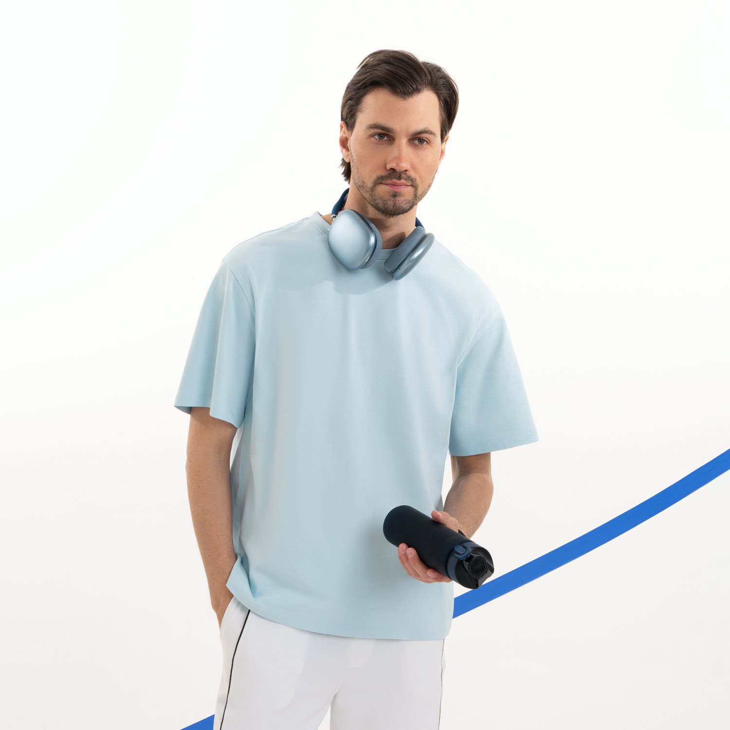 Футболка унисекс Раст Нео (Rust Neo), 240 гр., голубой, размер XS/S