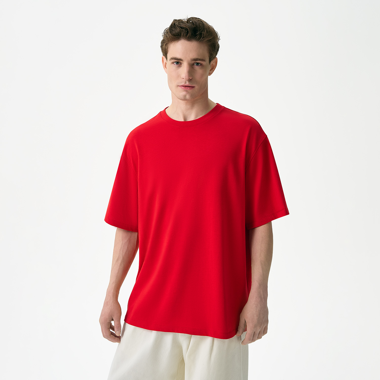 Футболка унисекс Раст Нео (Rust Neo), 240 гр., красный, размер M/L