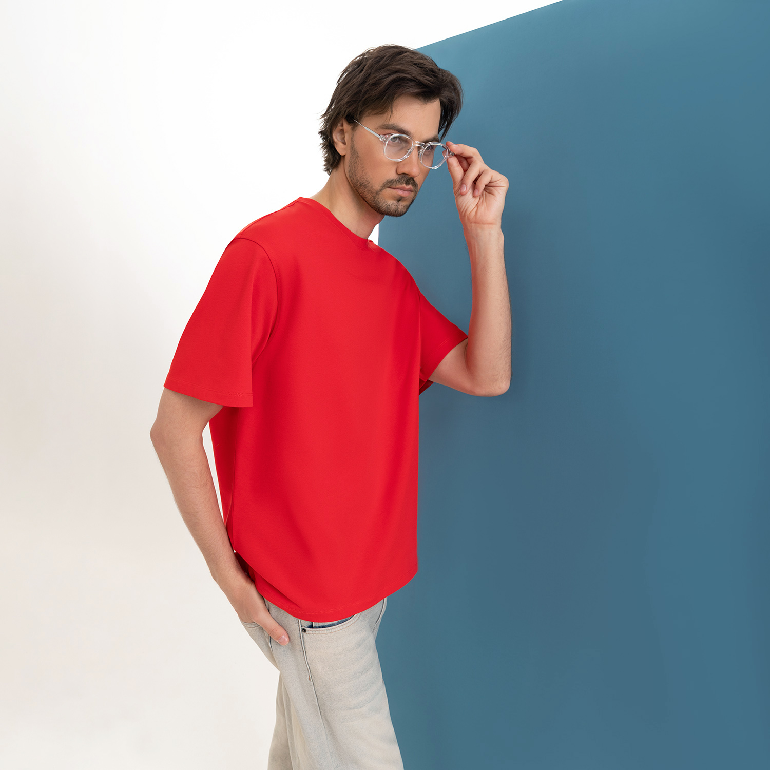 Футболка унисекс Раст Нео (Rust Neo), 240 гр., красный, размер XL/2XL