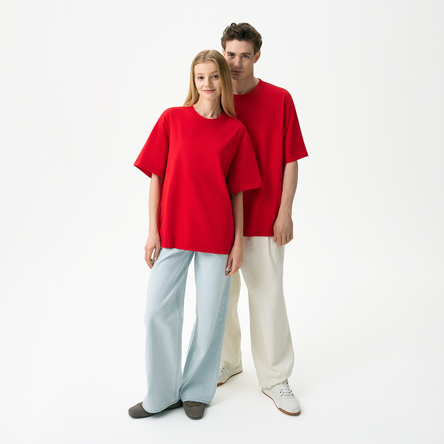 Футболка унисекс Раст Нео (Rust Neo), 240 гр., красный, размер XL/2XL