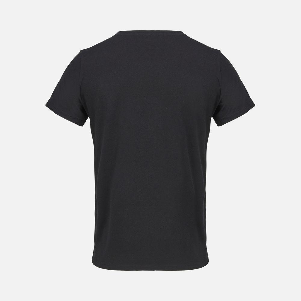 Футболка унисекс Regent с V-образным вырезом, черная