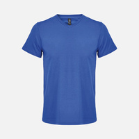 Футболка унисекс Regent с V-образным вырезом, ярко-синяя (royal), размер 3XL