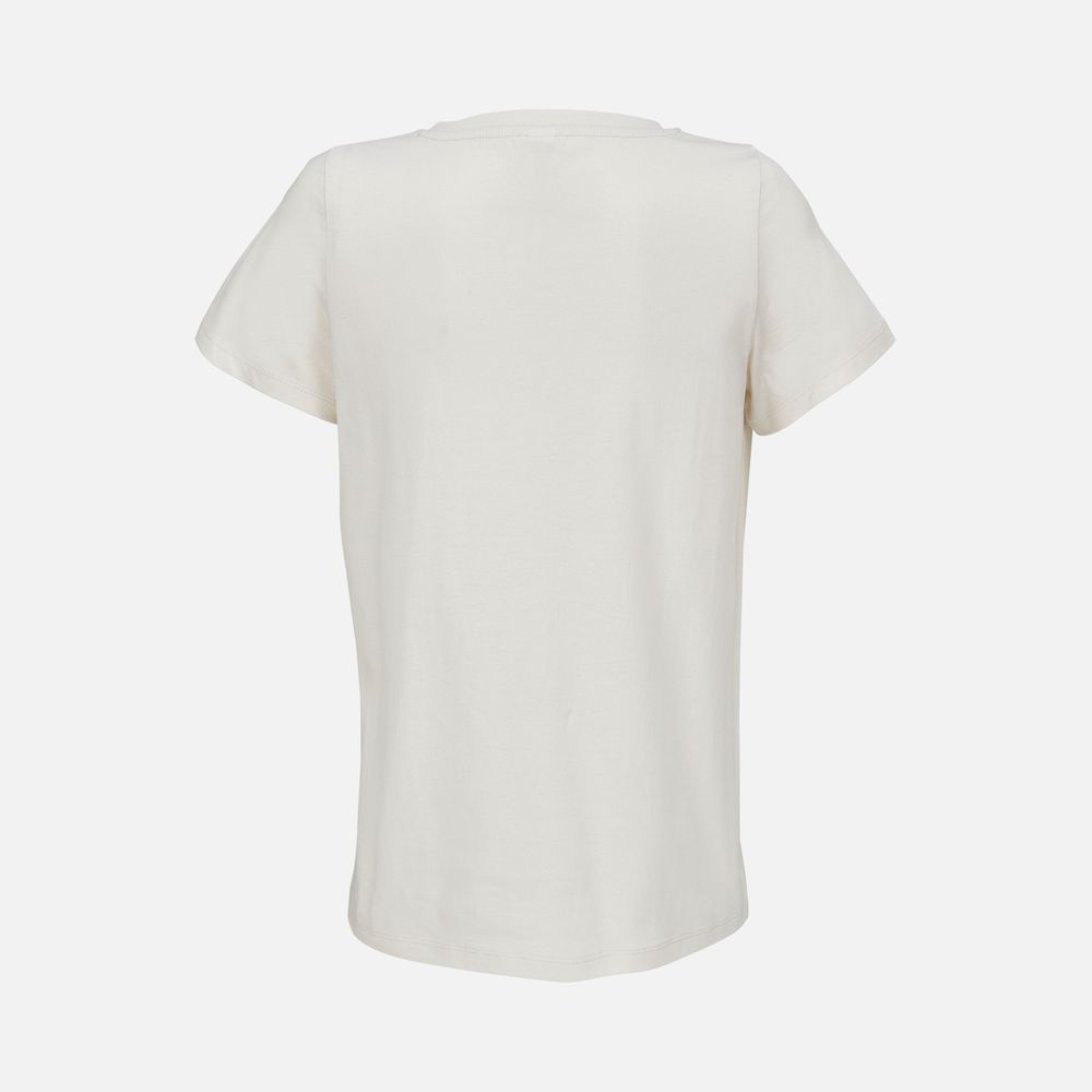 Футболка женская Regent Women с V-образным вырезом, молочно-белая