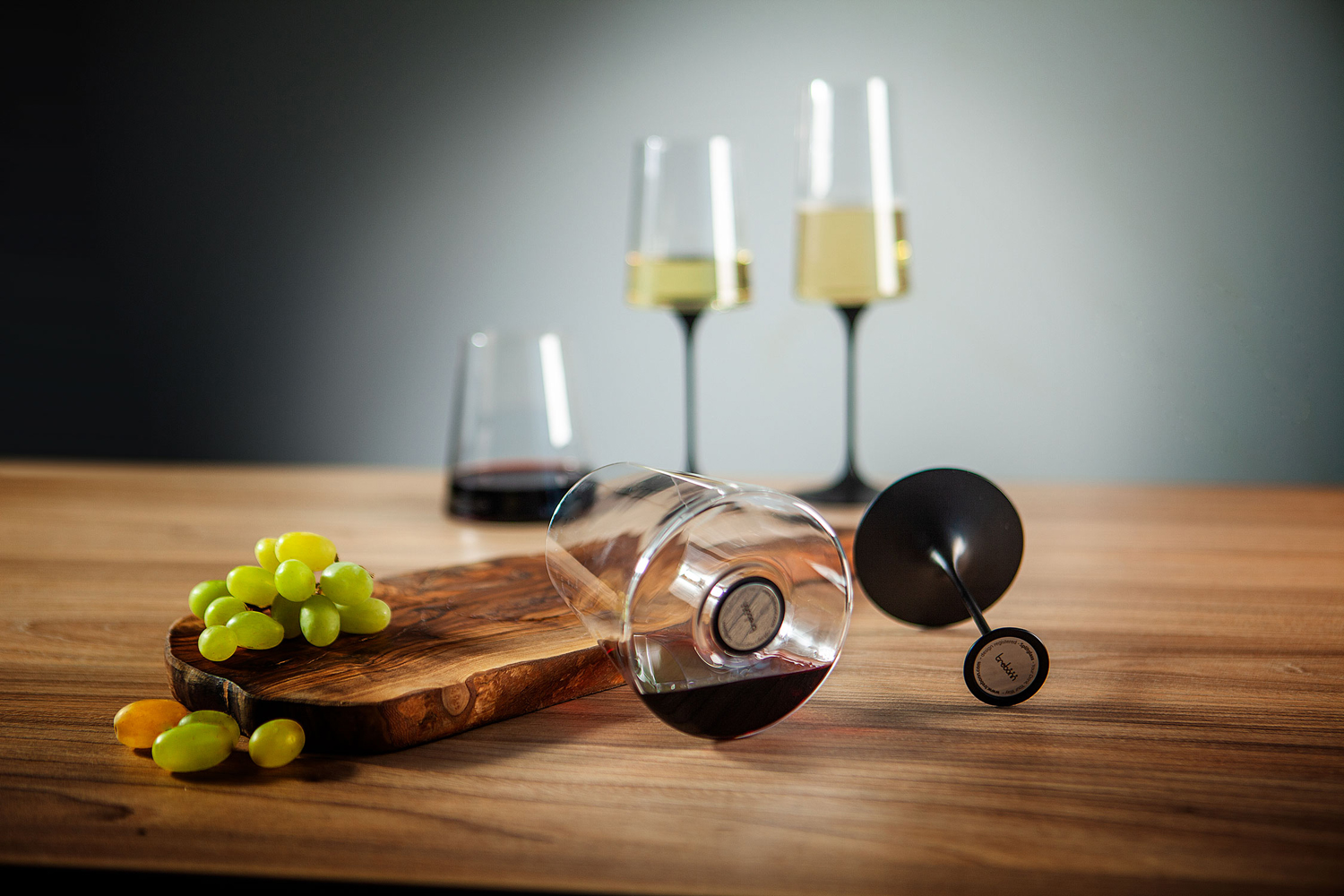 Хрустальный бокал для игристого вина на магните Trebonn SplitGlass, 2 шт, 320 мл