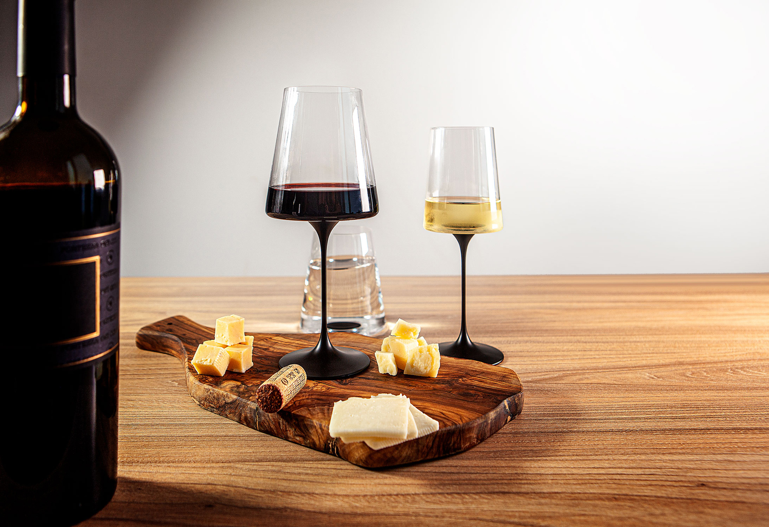 Хрустальный бокал для красного вина на магните Trebonn SplitGlass, 2 шт, 450 мл