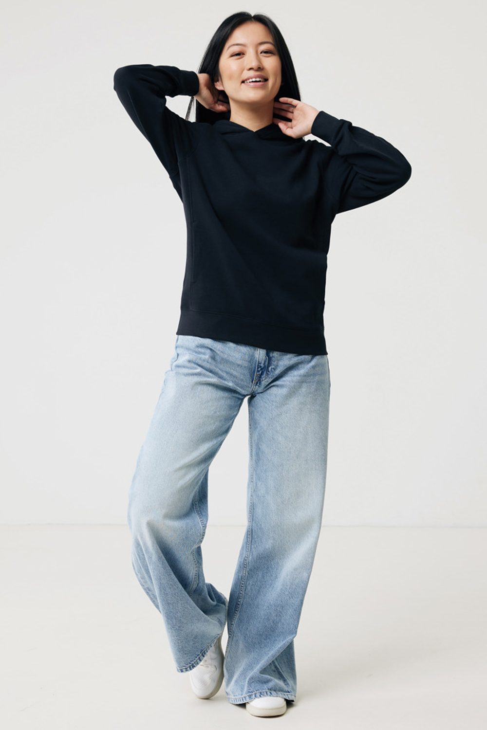 Худи Iqoniq Yengo из переработанного хлопка, унисекс, 280 г/м²