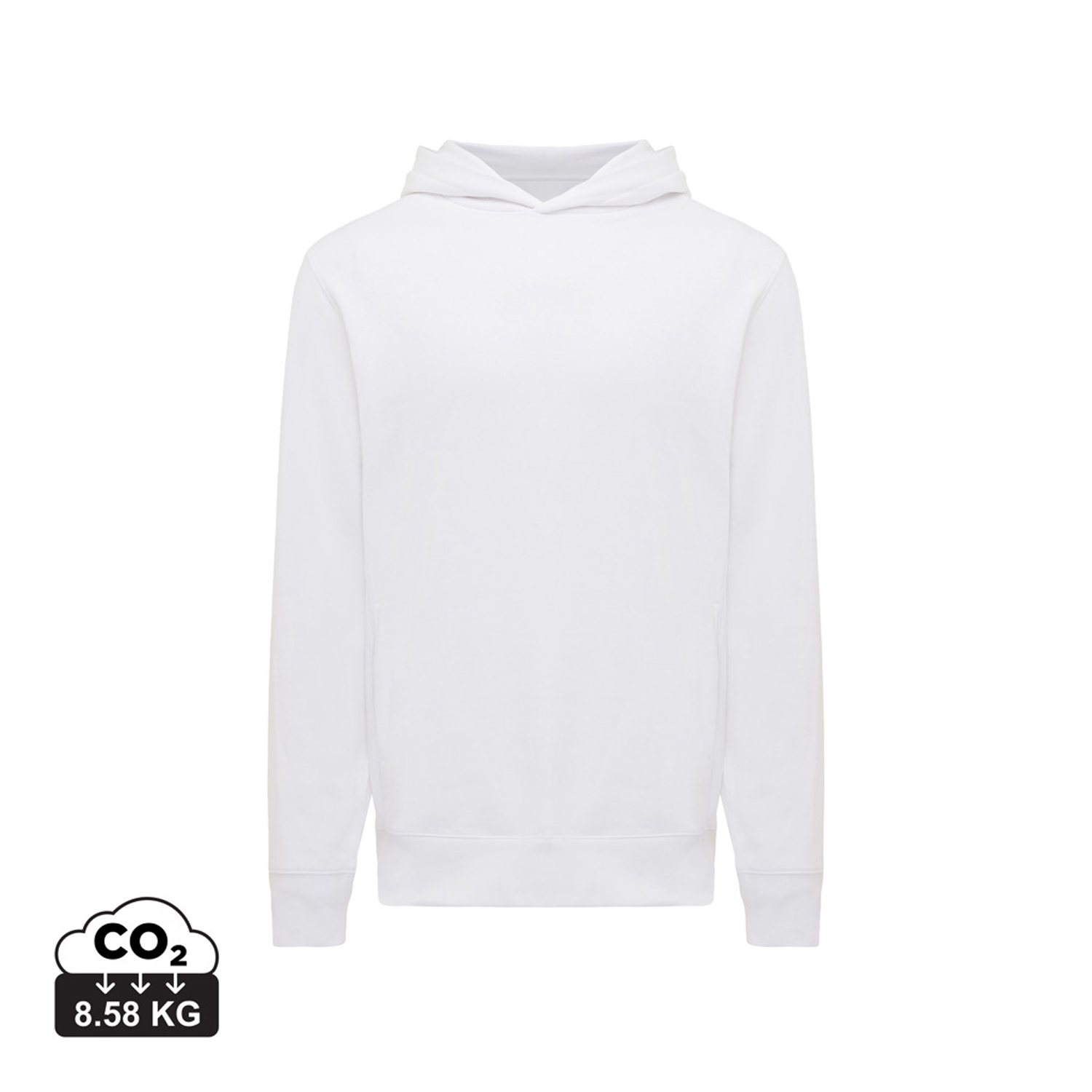 Худи Iqoniq Yengo из переработанного хлопка, унисекс, 280 г/м²