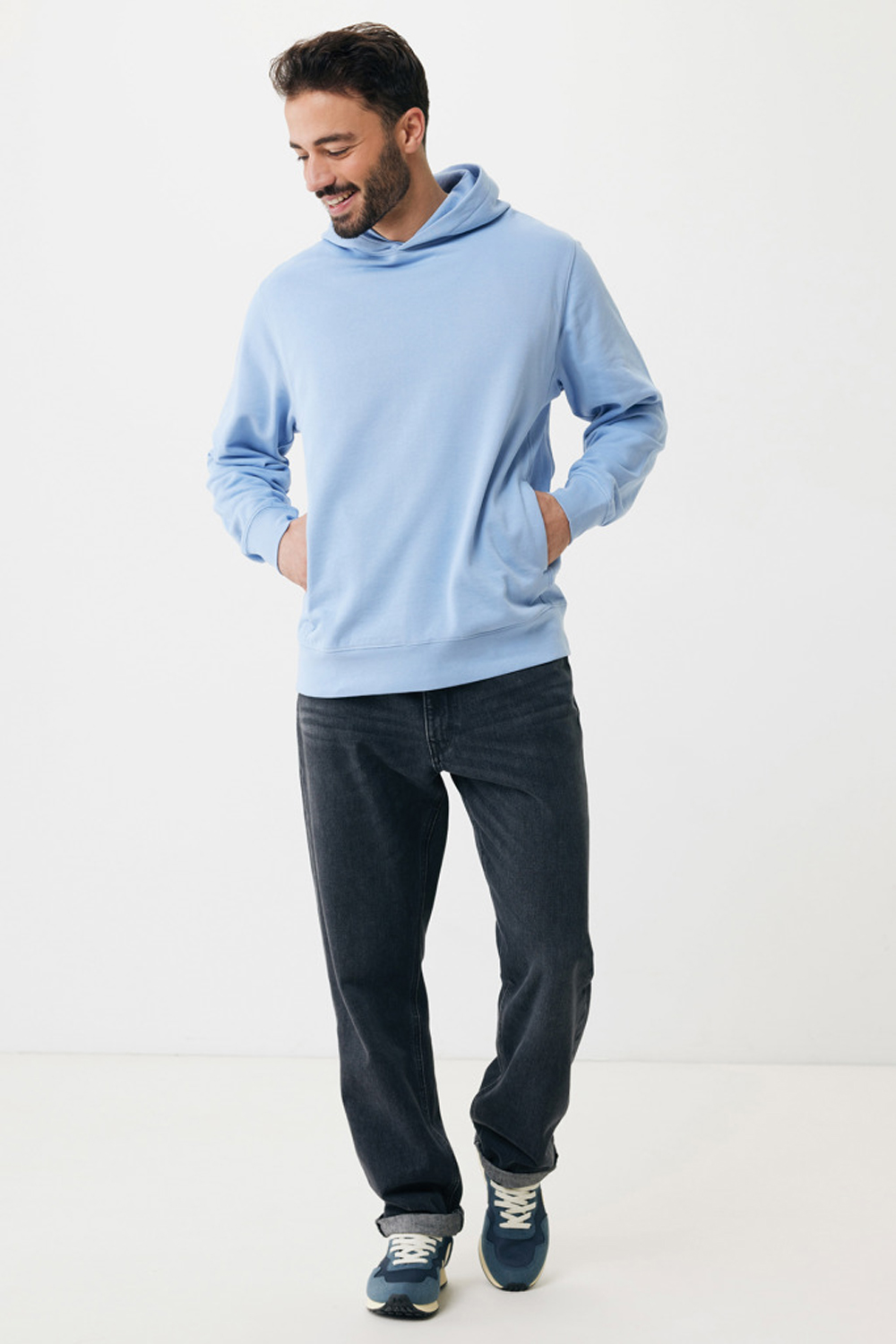 Худи Iqoniq Yengo из переработанного хлопка, унисекс, 280 г/м²