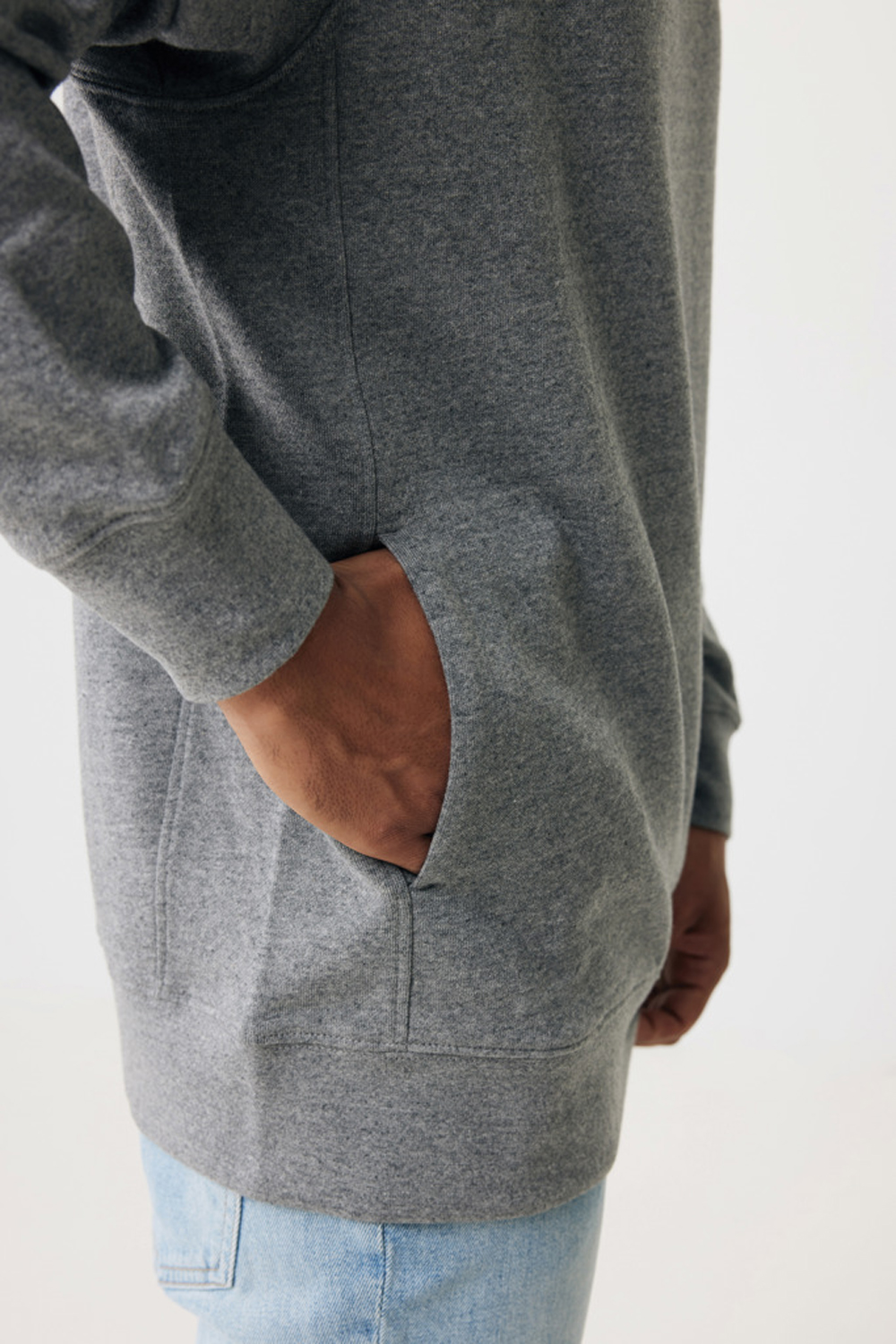 Худи Iqoniq Yengo из переработанного хлопка, унисекс, 280 г/м²