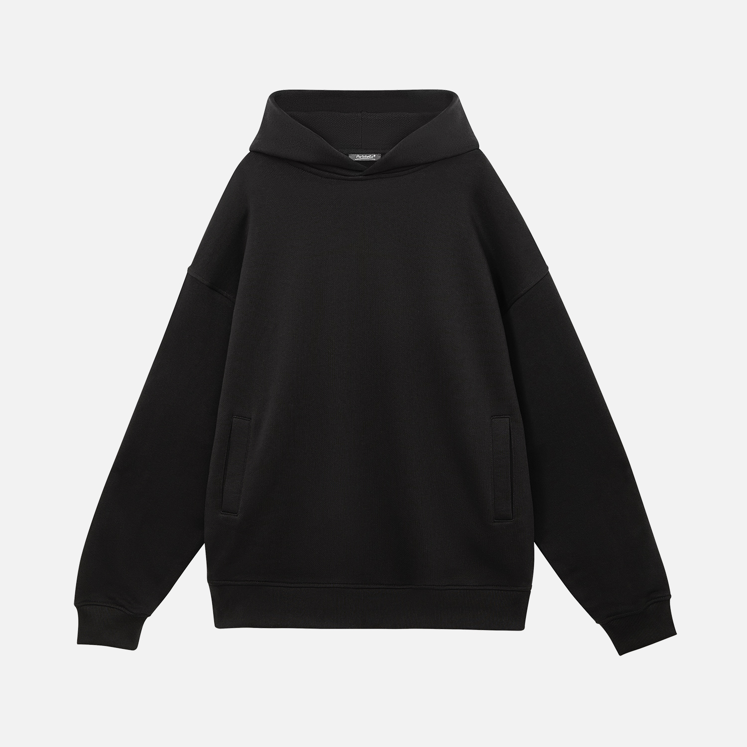 Худи оверсайз унисекс Фьюжн (Fusion), черный, размер 3XL/4XL