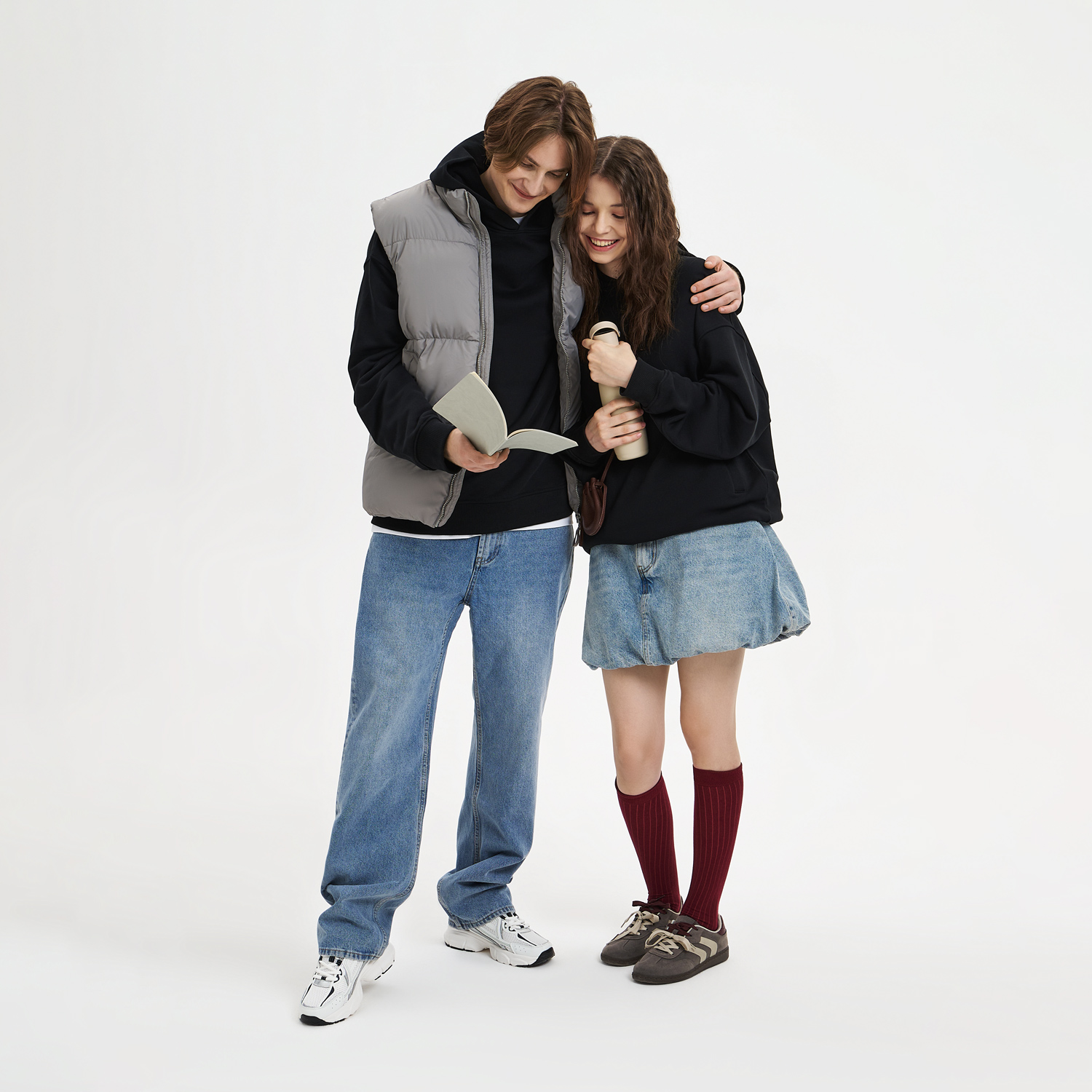 Худи оверсайз унисекс Фьюжн (Fusion), черный, размер XL/2XL