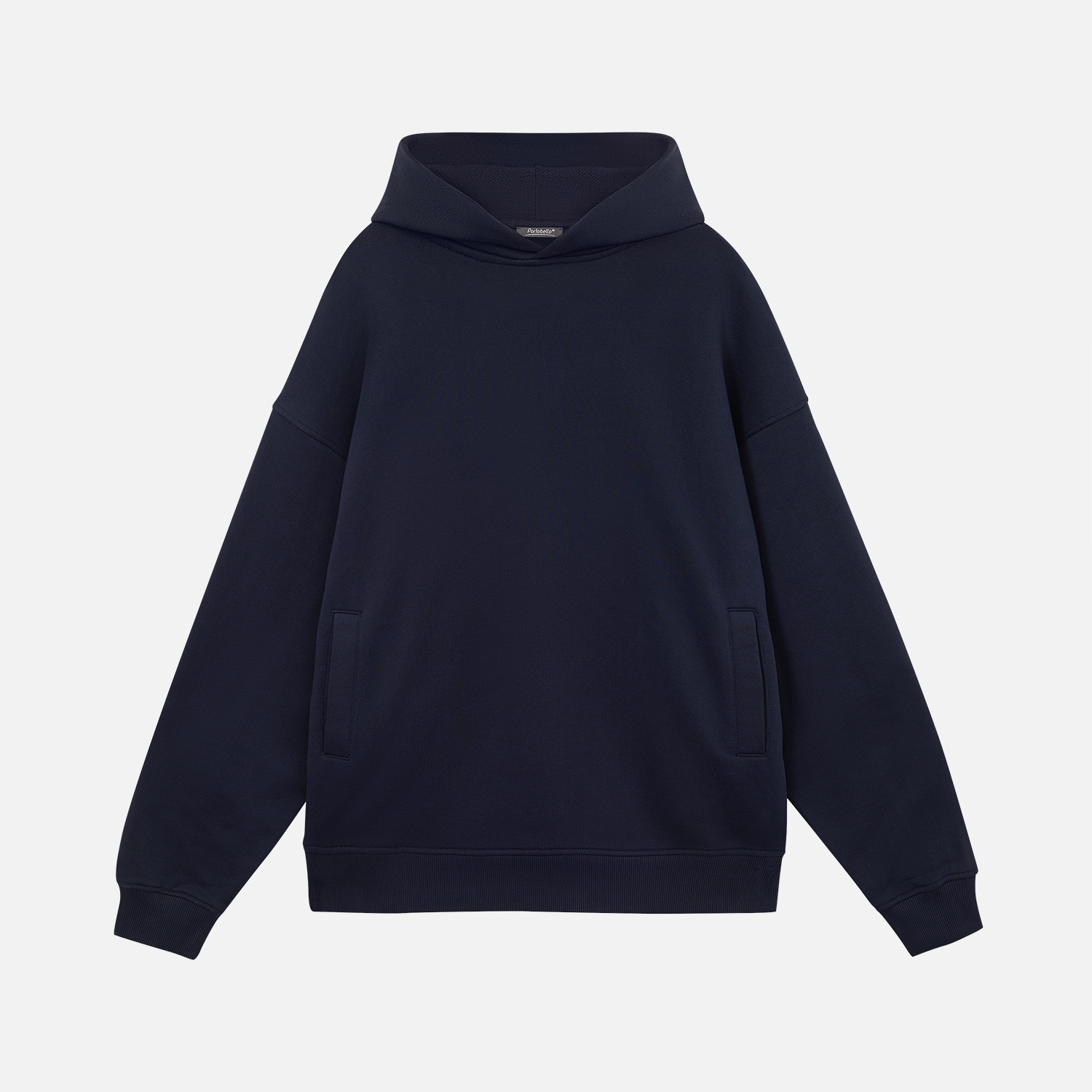 Худи оверсайз унисекс Фьюжн (Fusion), темно-синий, размер 3XL/4XL