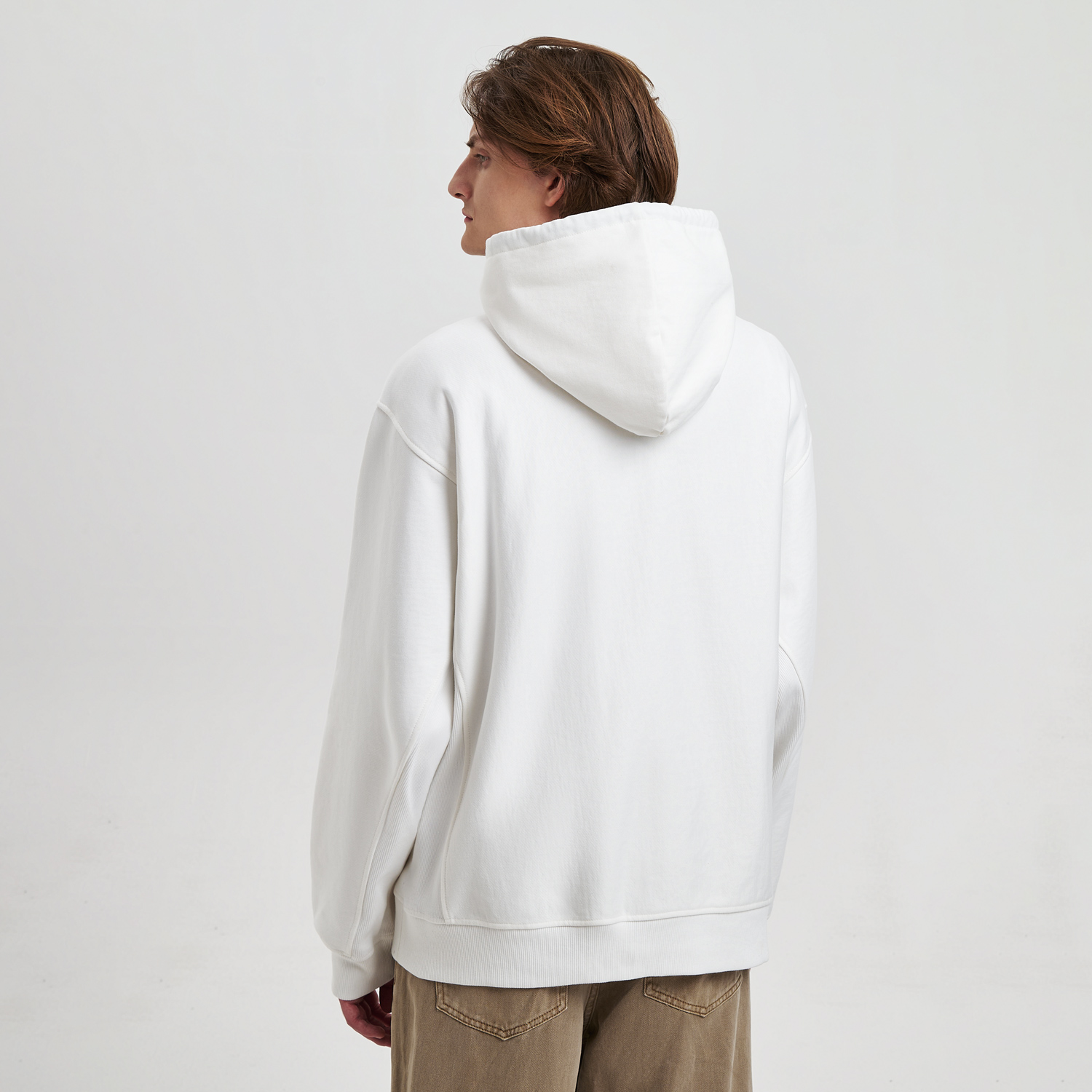 Худи релакс унисекс Адвенче (Adventure), белый, размер 3XL/4XL