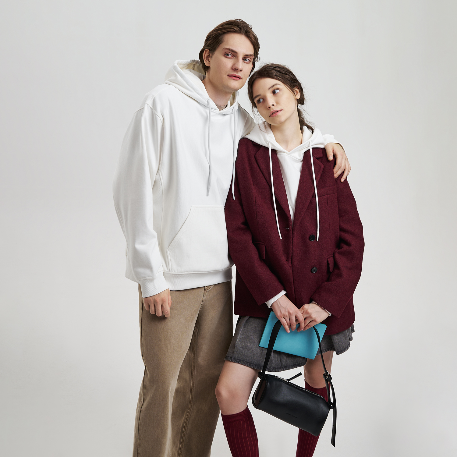 Худи релакс унисекс Адвенче (Adventure), белый, размер 3XL/4XL