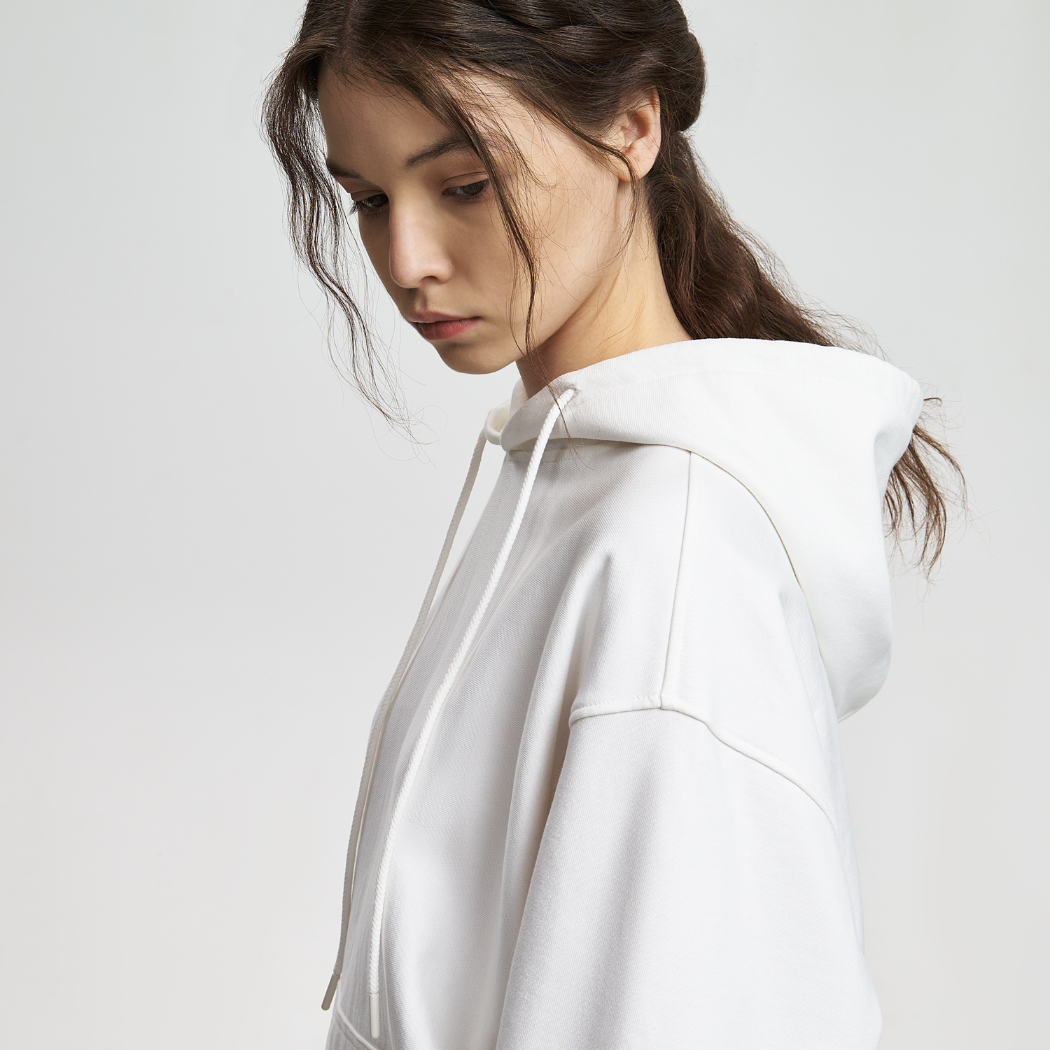 Худи релакс унисекс Адвенче (Adventure), белый, размер M/L