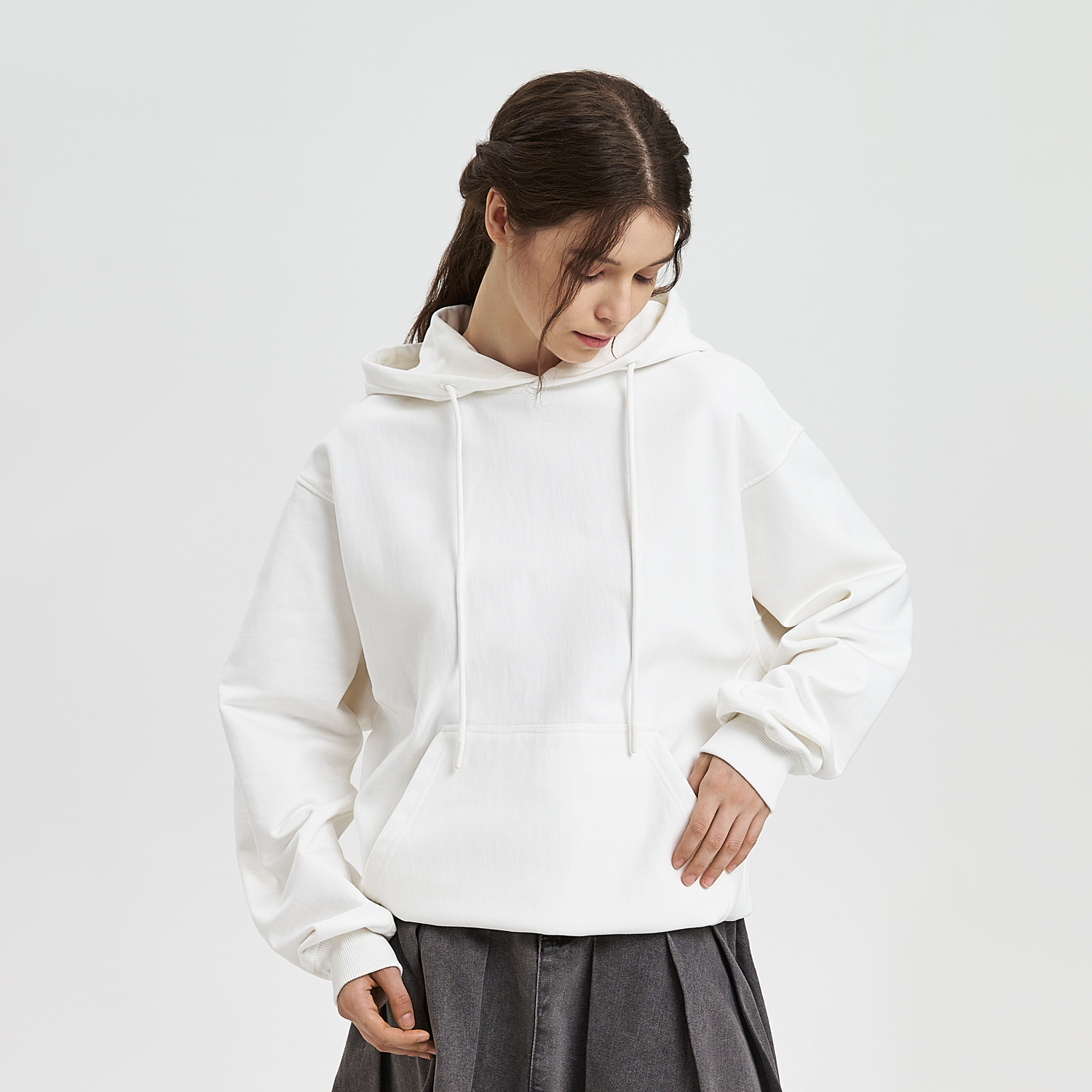 Худи релакс унисекс Адвенче (Adventure), белый, размер XL/2XL