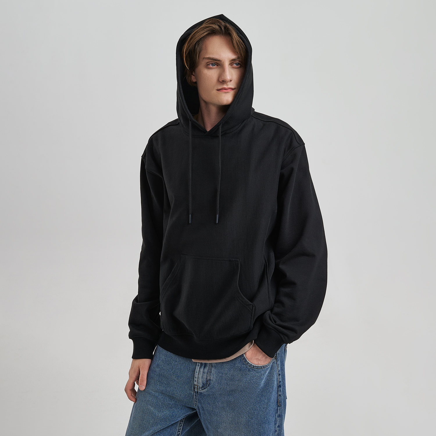 Худи релакс унисекс Адвенче (Adventure), черный, размер 3XL/4XL