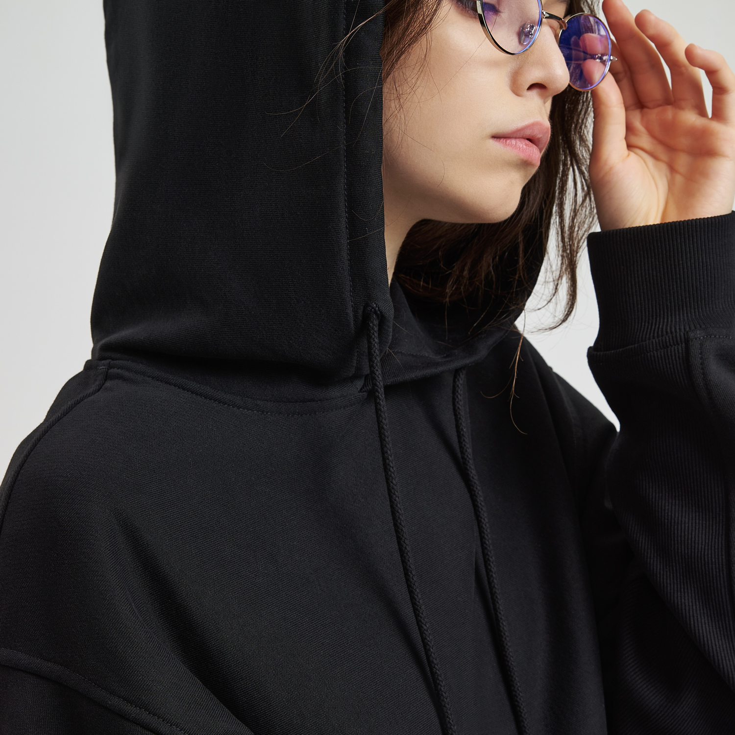 Худи релакс унисекс Адвенче (Adventure), черный, размер M/L