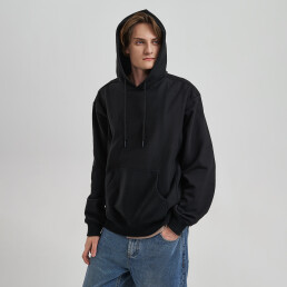 Худи релакс унисекс Адвенче (Adventure), черный, размер XS/S