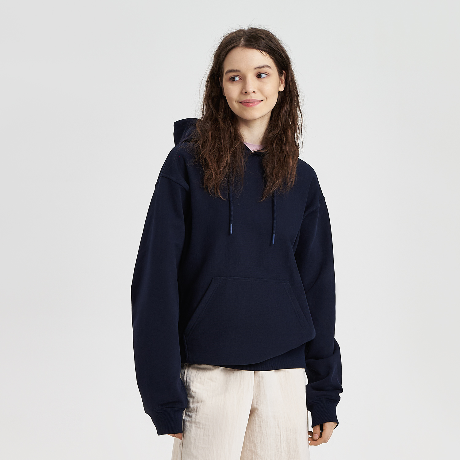 Худи релакс унисекс Адвенче (Adventure), темно-синий, размер XL/2XL