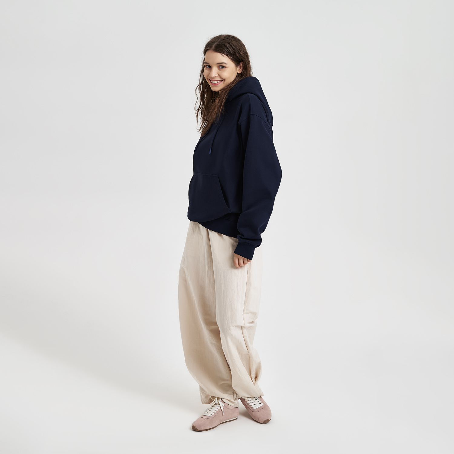 Худи релакс унисекс Адвенче (Adventure), темно-синий, размер XL/2XL