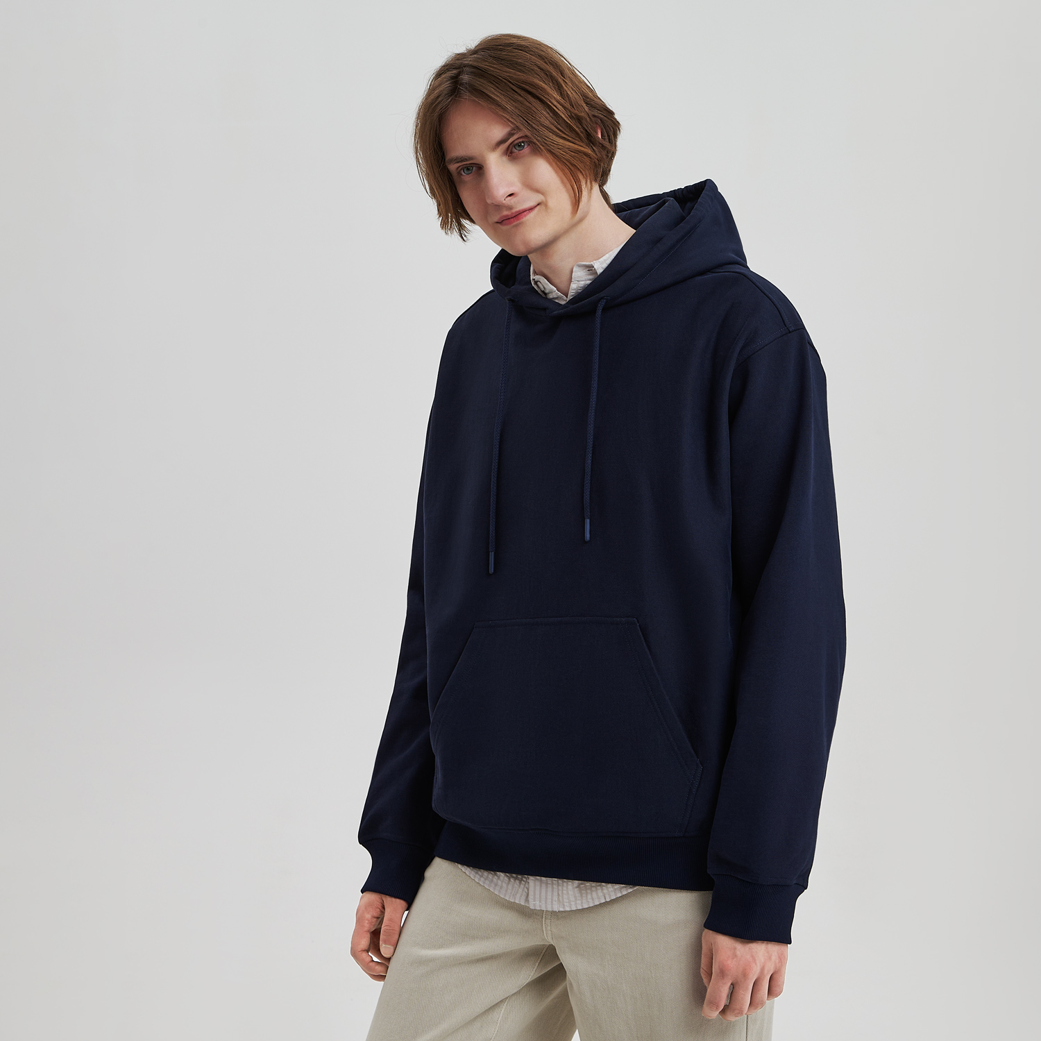 Худи релакс унисекс Адвенче (Adventure), темно-синий, размер XL/2XL