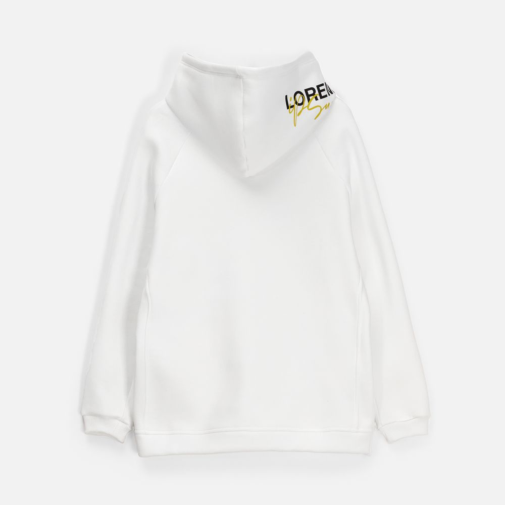 Худи унисекс оверсайз Easy Street, молочно-белое