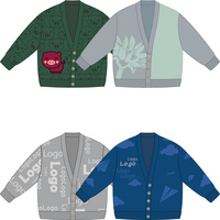 Кардиган Cozy Knit Grand на заказ, акрил, размер L/XL