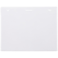 Карман для бейджа Lucid, горизонтальный, из фактурного ПВХ