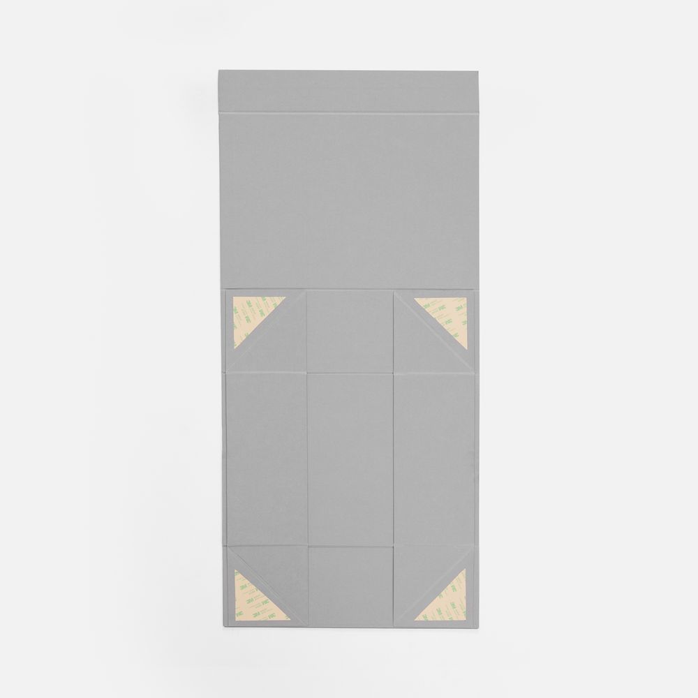 Коробка складная Quadra Fold, серая
