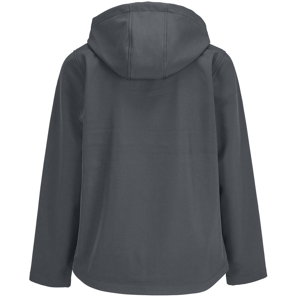 Куртка софтшелл с капюшоном женская Race Women, темно-серая