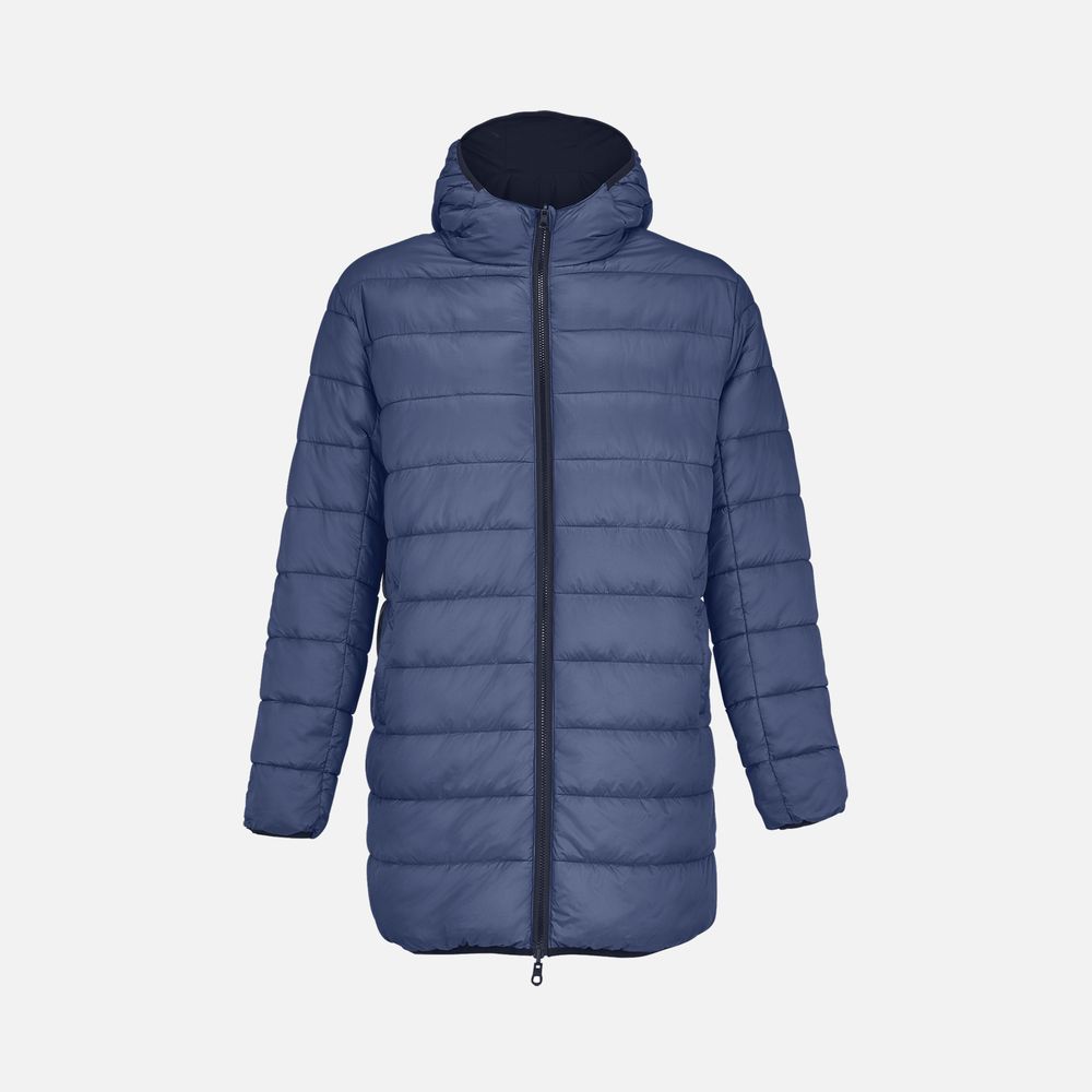 Куртка-парка унисекс Reverse, темно-синяя