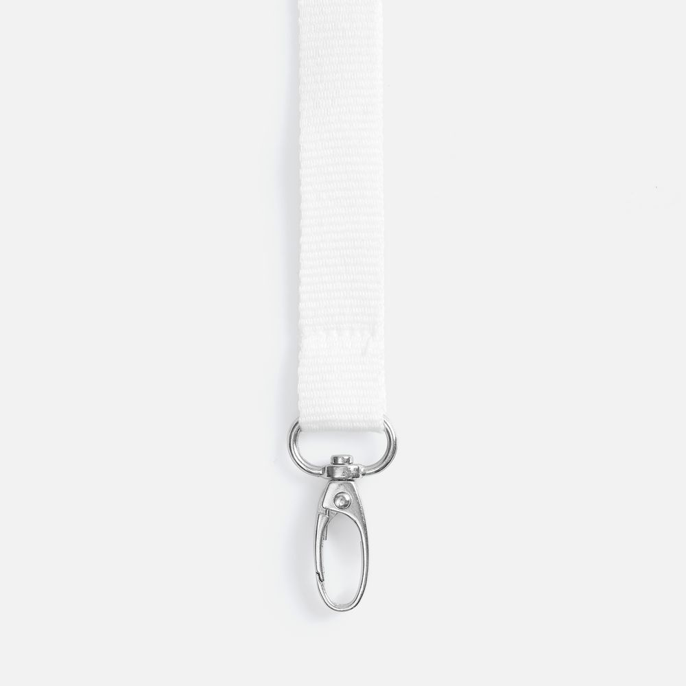Лента для бейджа Pin, белая