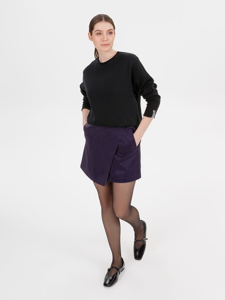 Лонгслив унисекс Siluetti Fuori, черный