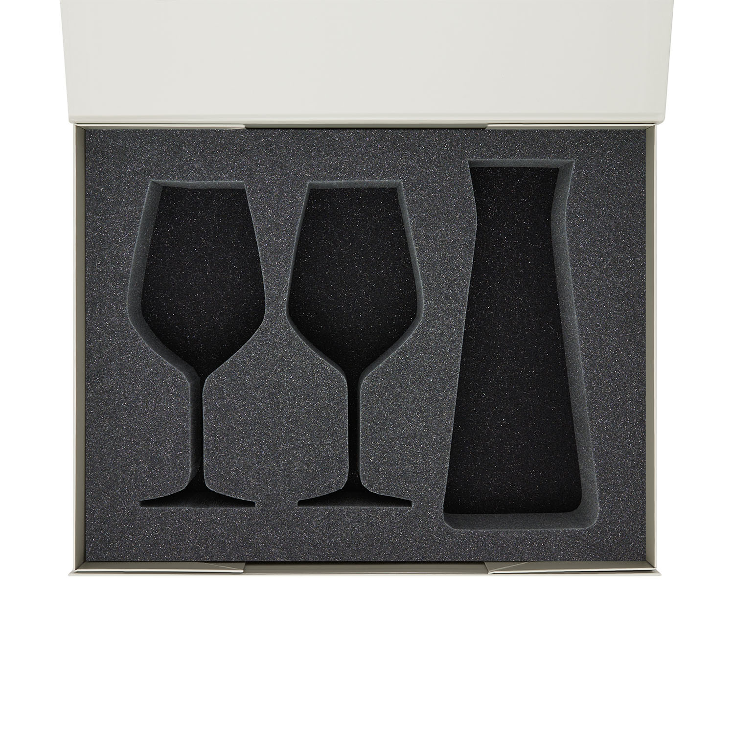 Ложемент под 2 бокала для вина + декантер в большую коробку-трансформер (арт. 695722)
