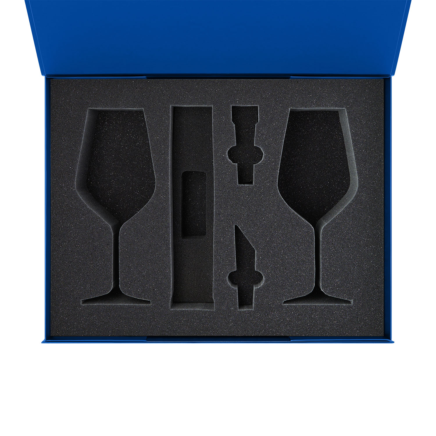 Ложемент под 2 бокала для вина + набор для вина Сакраменто (Sacramento) в большую коробку-трансформер (арт. 695722)